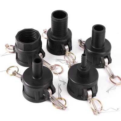 Nockenschloss-Adapter IBC-Tank Schnellkupplung Innen-Nockenschloss-Fittings Typ C Polypropylen-Nockenschloss-Fittings Standard-Innengewinde-Fitti