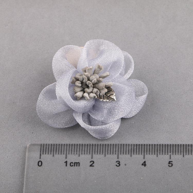 Frühlings-Haar- und Schuhblumen-Accessoires – handgefertigte Blumen aus Wolkengarn für Haarnadeln und Kleidungsdekor für Mädchen