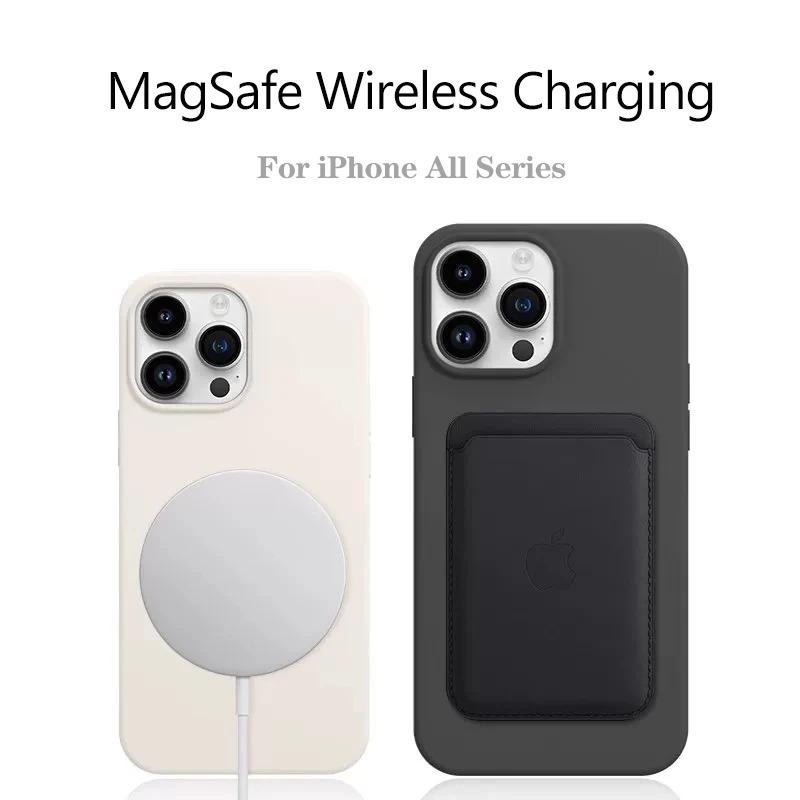 Official Original Liquid Silicone Magnetic Phone Case For iPhone 17 Air 16 15 14 Plus 13 12 Pro Max 17Pro For Magsafe Soft Cover
