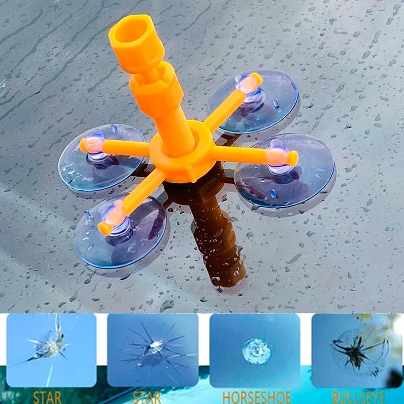 Windshield Repair Kit Quick Fix Car Cracked Glass Windscreen Repair Tool Resin Sealer DIY Auto Window Screen Polishing