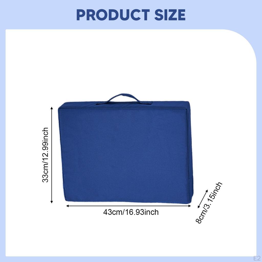 Outdoor Stadium Seat Cushion, Portable Sports Mat, Removable Handle, Waterproof Foam, Easy