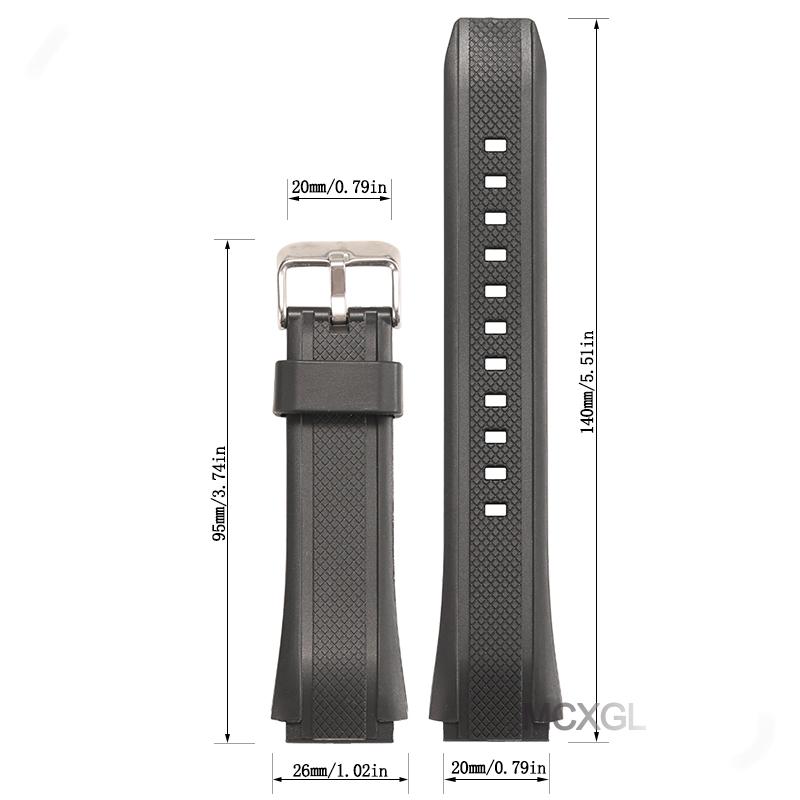 Resin Band For Casio EF-552 Men's Watch Band EF-552-1AV EF-552PB-1A2V EF-552PB-1A4V Waterproof Sports Wristband