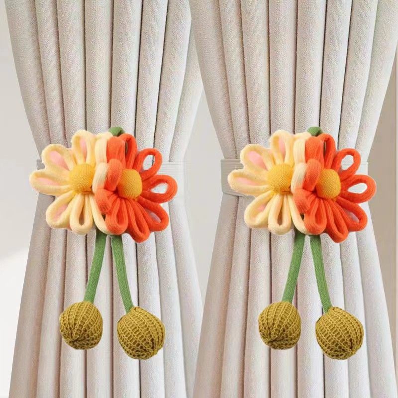Pumpkin String Pendants, Curtain Ties, Gauze Ties, Fabric Cartoon, Adjustable Hemp Ropes, Cute Accents, Modern