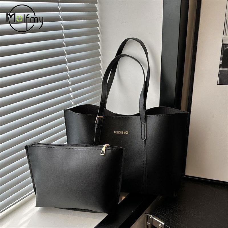 Women's Bag Large Capacity Soft Leather Tote Bags Casual Versatile Single Shoulder Handbag Mommy Handbags 2026 Autumn and Winter