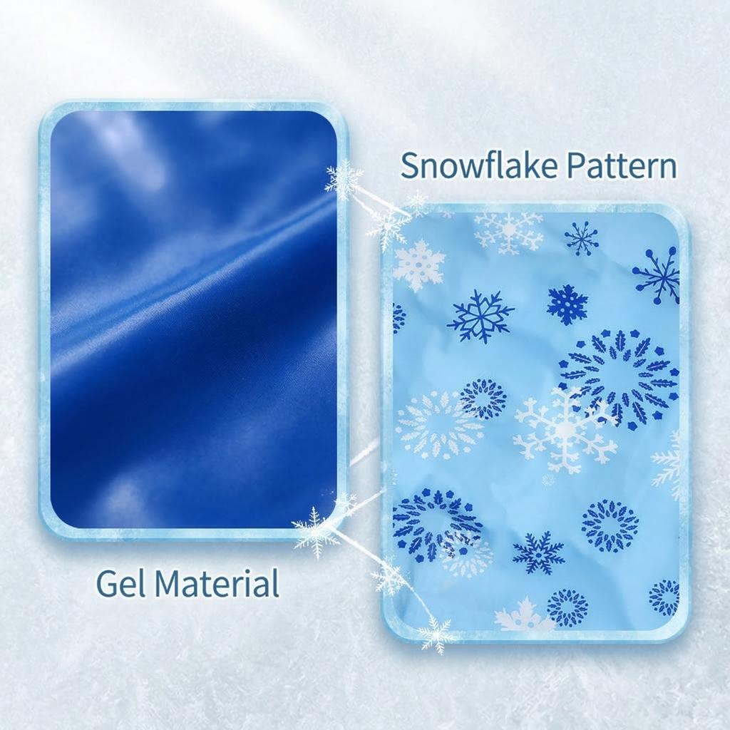 Summer Pet Mat Gel Soft Ice Pad for Dogs Cats Sleeping Bed