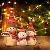 Christmas Snowman Doll Christmas Doll Decorations Holiday Gifts Shopping Mall Window Scene Layout Decorations