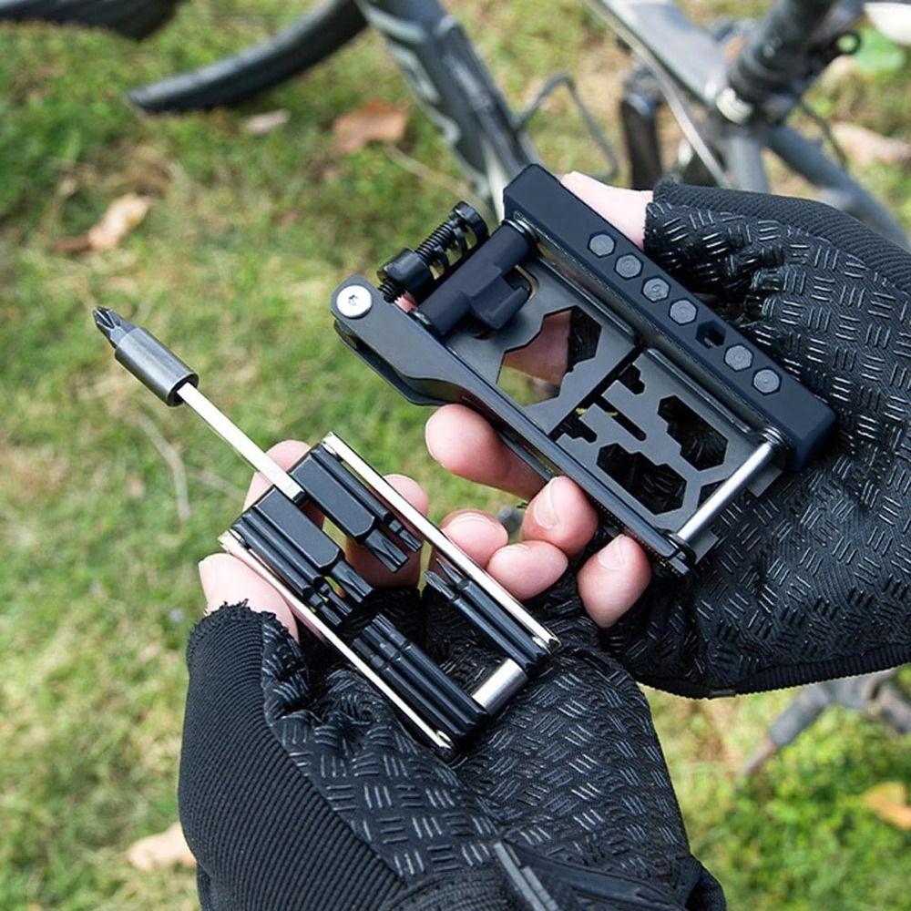 Magnetic Bicycle Repair Kit Portable Detachable Tool Kit Combo Set Bike Multi Tool Outdoor Cycling