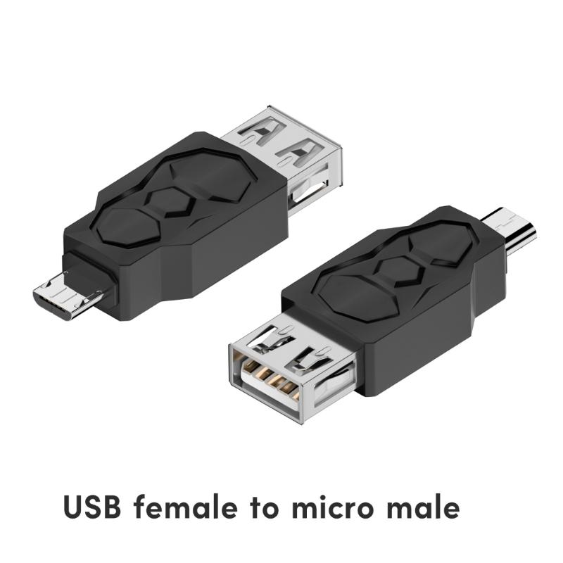 USB Male Female To Micro Mini USB Male Adapter Connector Micro USB Charger Adapter for Samsung Xiaomi Redmi Huawei Converter
