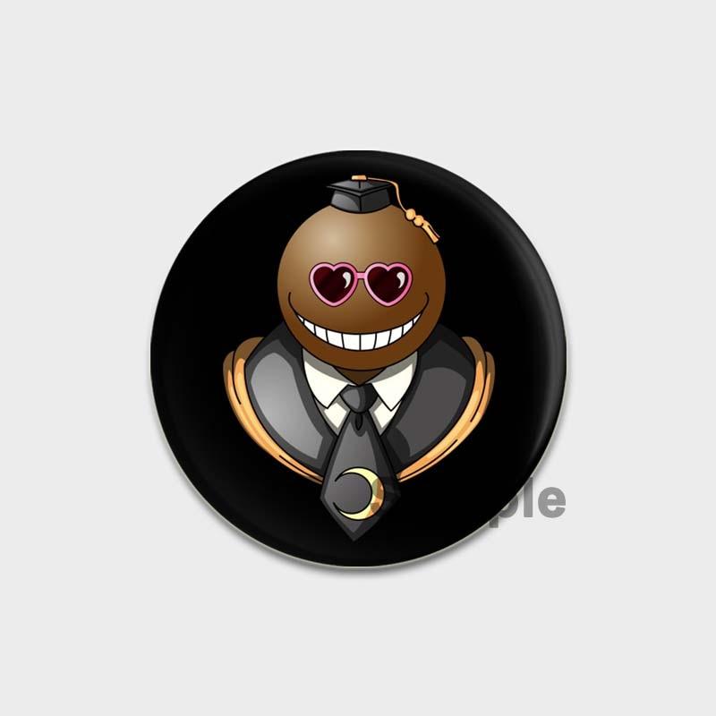 58MM 58mm Ručně vyráběné brož Pin Anime Atentát Učebna Brože Kreslený Cosplay Odznaky Batoh Dekorace klobouku Odznaky do klopy Dárky