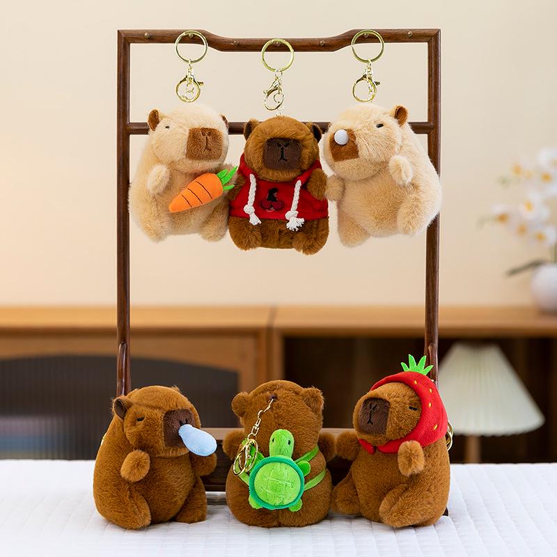 

Capybara Plush Keychain: Cute Pendant & Gift for Girls 12 cm