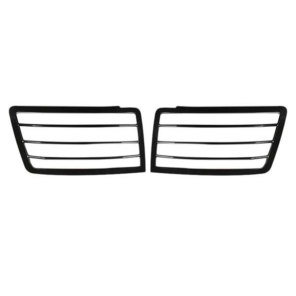 Pair of Headlight Protective Grilles for 20-23 Land Rover Defender