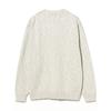[Beaming Life Store by BEAMS] L/S Knit 5 Gauge Stretch Slab Crew Neck Knit Men's GREY L_92150360286