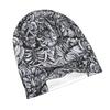 ZLIENSZUS Gothic Skull & Rose Knit Hat for Adults - Gothic Skull with Rose, Fashionable Unisex Beanie Suitable for City Walks, Casual Outfits, Themed