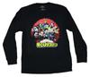 My Hero Academia Mens T-Shirt - Giant Group In Red Circle Logo Image