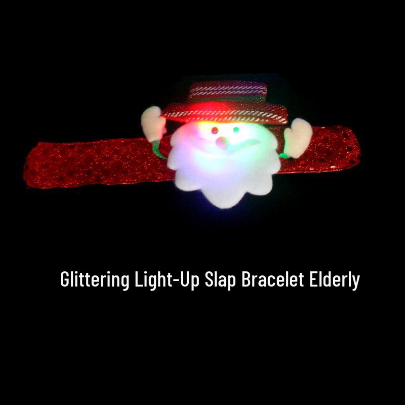 Christmas Luminous Snap Bracelets for Kids
