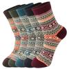 5 pairs, winter warm and comfortable hiking socks, socks autumn and winter, thermal socks wool socks