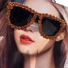 New Birthday Woman Fashion Party Dj Nightclub Water Diamond Inlay Sunglasses