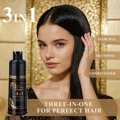 Shampoo bruciante nero Shampoo bruciante per capelli bianchi e neri 200 ml