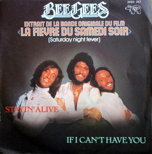 

7inch Record BEE GEES Stayin Alive 2090267 RSO 1977 France SoulFunk Used