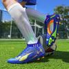 Pomarańczowe Męskie Buty Piłkarskie na Boisko Wysoka Jakość FG/TF Męskie Trampki Futsalowe Meczowe Unisex Treningowe Buty Piłkarskie chuteira futsal