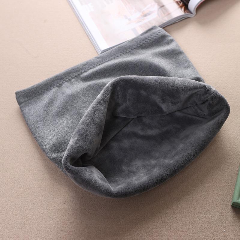 Unisex Thickened Velvet Waist Protection Belt - Winter Cold-Proof Knitted Cotton for Added Warmth