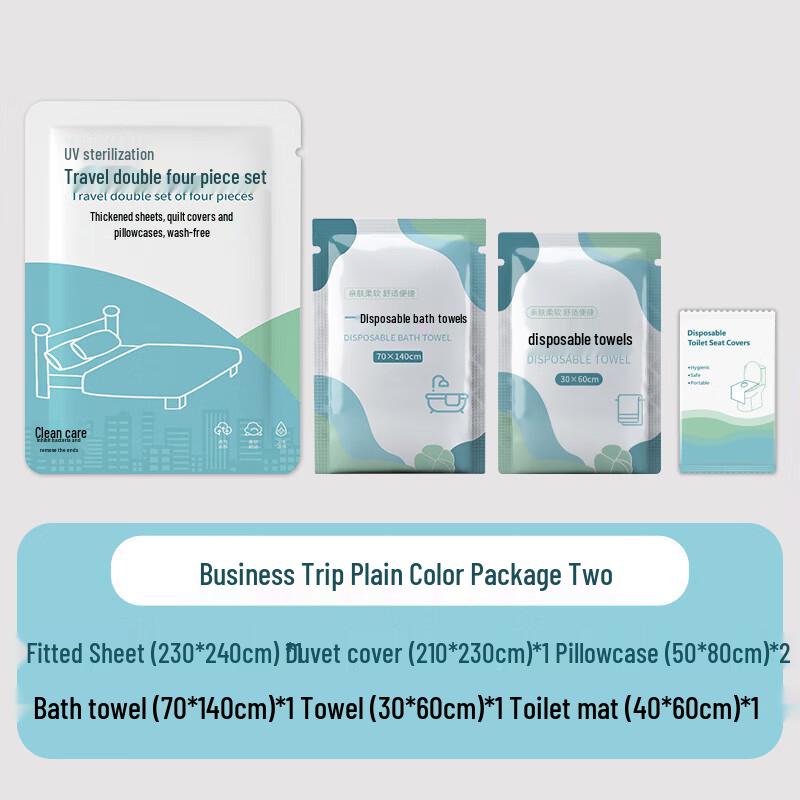 DIANA Disposable Travel Bedding Set