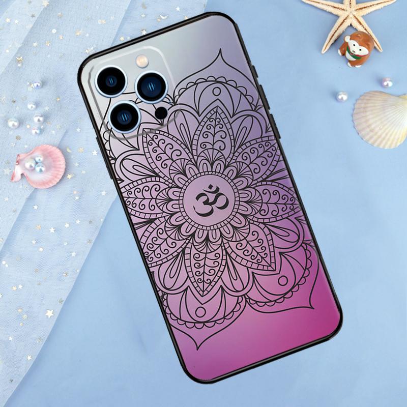 Aum Om Symbol Phone Case For iPhone 13 11 12 14 15 16 Pro Max 7 8 Plus XR XS Max X Silicone Cover