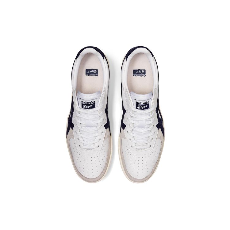 ONITSUKA TIGER Gsm Casual Lettvekt Sklisikre Pustende Lavsko Skate Sko Unisex Sneakers Grå Blå 1183A353-117