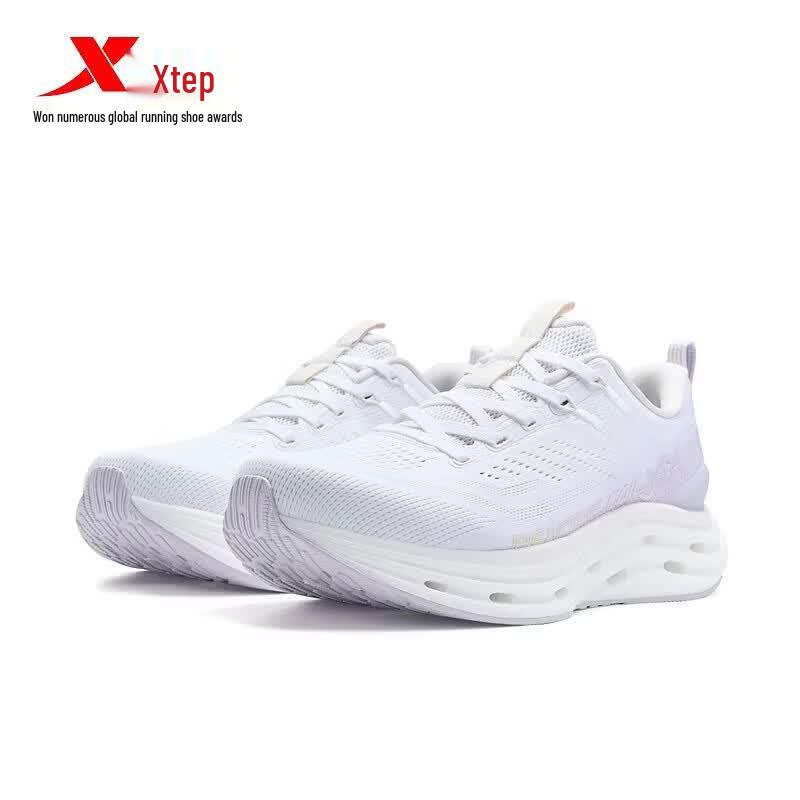 Xtep Women's Thick-Sole Cushioned Running Shoes 974218110011