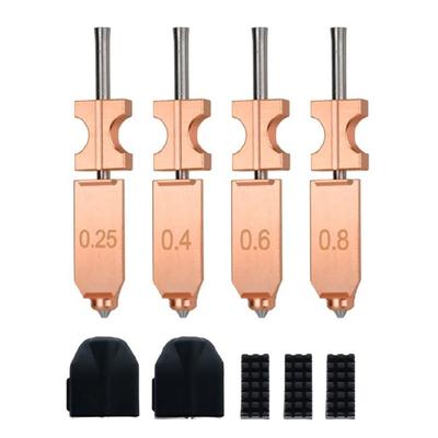 Heat Resistant AD5X 3D Printer Nozzle Featuring 1Piece Construction And Rapid Replacement Capability