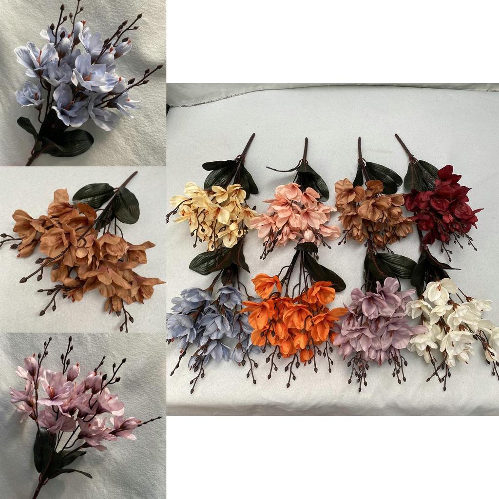 Lifelike Magnolia Bouquet For Wedding Decorations And Home Interior Design
