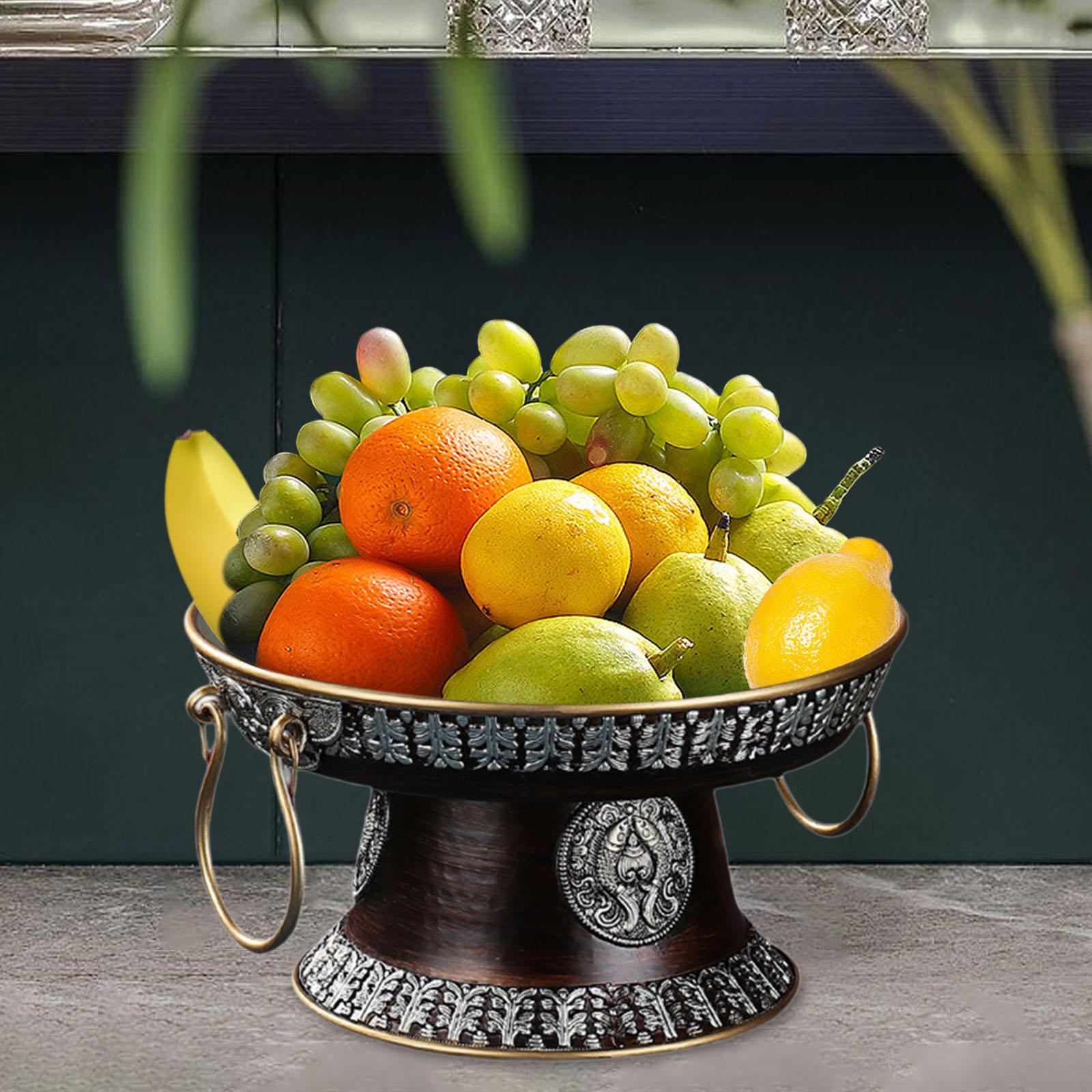 Bowl Fruit Plate, Tray Tibetan Bowl for Altar Supplies to Serve Blessing Shell S