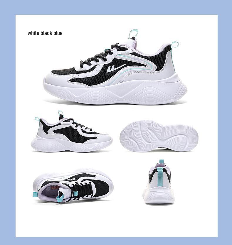 Warrior 2025 Spring Women's Lightweight Shock-Absorbent Running Shoes - Mesh Breathable for Students & Couples