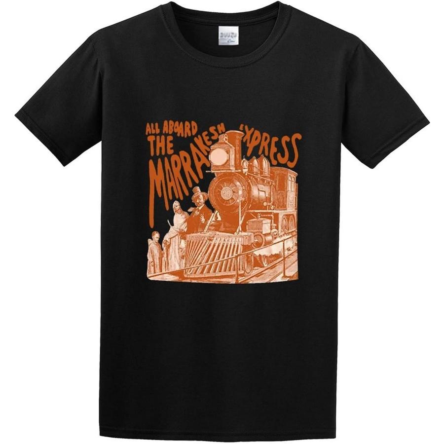 Men s Classic Tshirt Marrakesh Express Crosby Stills Nash Young Csny Inspired 60 S Black Cotton Tee S