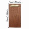 Universal Receipt Holders Multifunctional Wooden Menu Holder Memo Menu Clip  Office Supplies