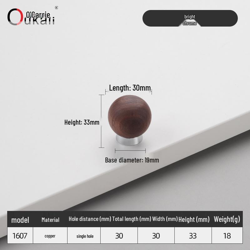 Colorful Ceramic Knob for Cabinets & Drawers - Round, Single Hole Design