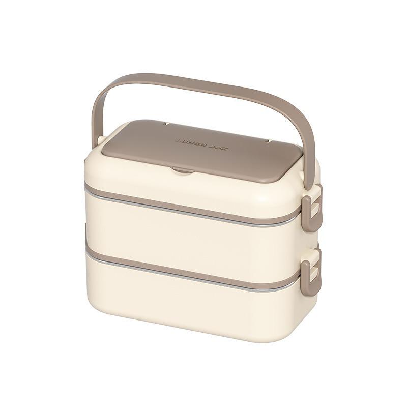 Caixa de Bento Almoço Isolada Multicamadas Estilo Japonês com Aço Inoxidável 304 para Micro-ondas para Trabalhadores de Escritório