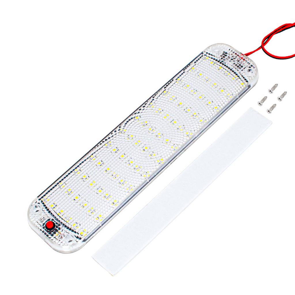 72 LED Panel Light Car Interior Reading Lamp High Brightness Cabin Lights for Truck RV Boats Camper Lights 12V-80V