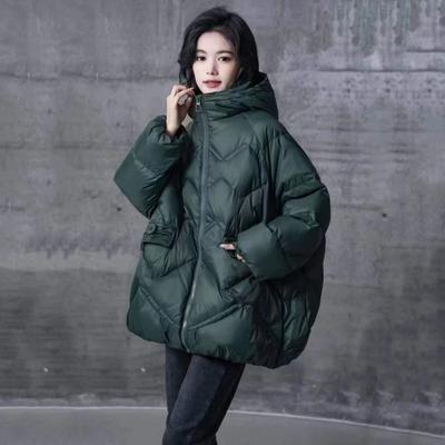 Chaqueta de Plumas con Capucha para Mujer Abrigos Cálidos Casuales Parkas de Plumas Otoño Invierno