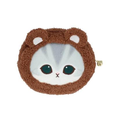 Mofusand Face Pouch ( Bear ) Japan New