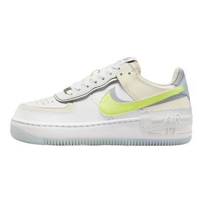 Air Force 1 Shadow White Lemon Twist נשים סניקרס קל-לימון-טוויסט וולף-אפור FB7582-100