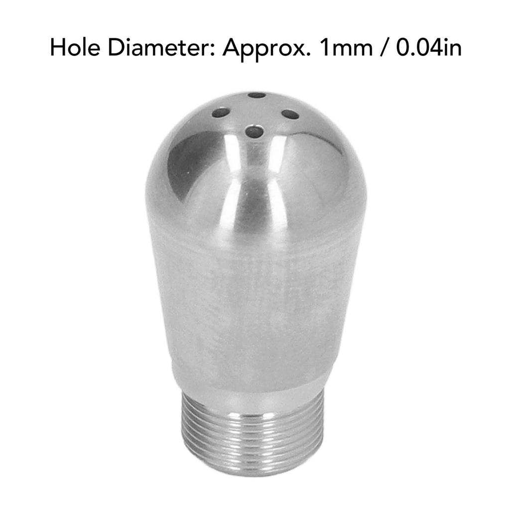 Steam Nozzle 4 Holes Stainless Steel Easy Clean Semi Automatic Coffee Machine Steam Nozzle