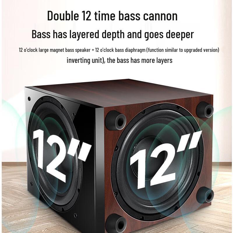 SANSUI SQ12 High-Power Home KTV Karaoke System CN Plug (adapter Included)