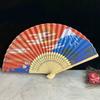 Vintage Dance Hand Fan Paper Fan Props Fan Summer Japanese Style Folding Fan  Home Decoration