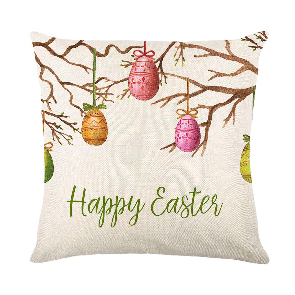 Easter Pillowcase Holiday Decoration Pillowcase Sofa Cushion Pillowcase