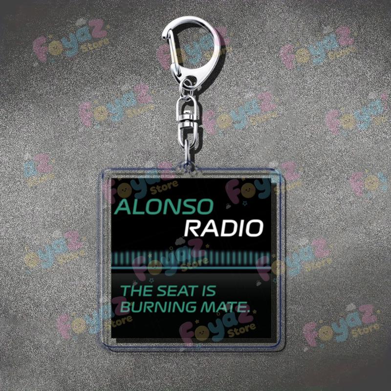 Portachiavi Accessori Borsa Ciondoli Auto Portachiavi Meme Motorsport Formula Uno Gioielli Fan Amici Regalo
