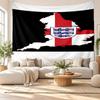 Englische Nationalmannschaft Wandteppich, Weiches Stoff Wandbehang, Dekorative Kulisse Für Schlafzimmer Heim Wandkunst