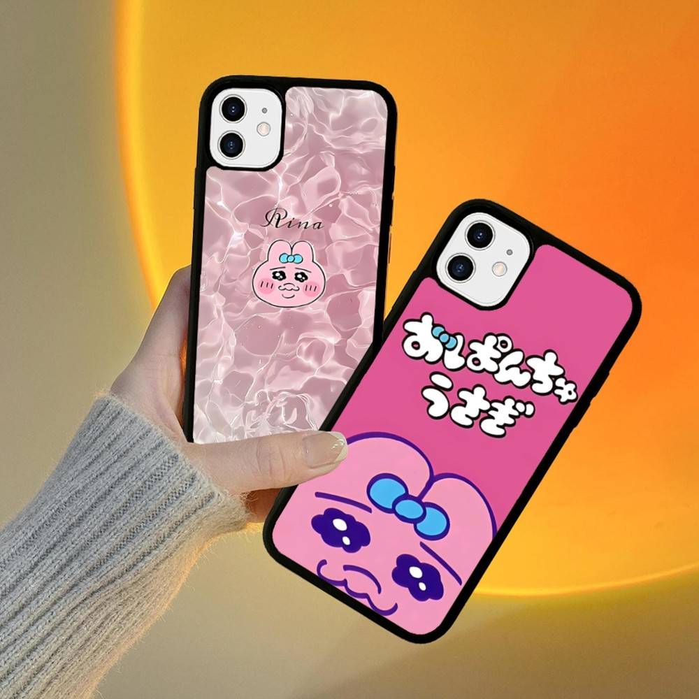 Interesting O-Opanchu Cartoon U-Usagi PC+TPU Phone Case For IPhone 17 16 15 14 PRO MAX 11 12 13 PLUS MINI Cover