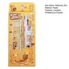 6Pcs Student Stationery Gift Set with Cute Packaging Cartoon Pencil Kit for Kids Elementary School Supplies Classroom Prize Birthday Favor