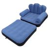 Dual Purpose Inflatable Sofa Chair Multifunction Folding Inflatable Sofa Bed and Inflatable Chair for Indoor Outdoor